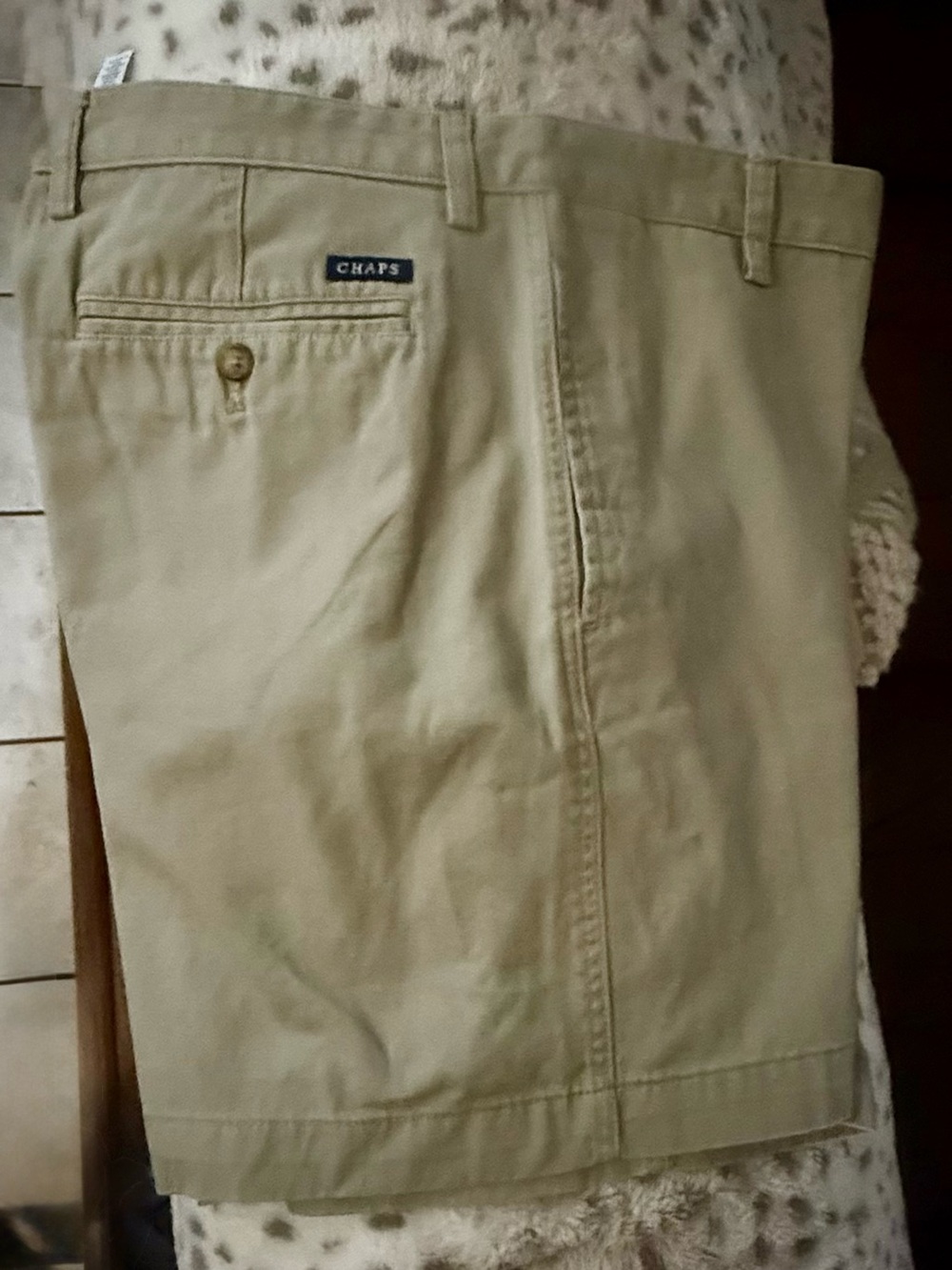 Chaps Men’s size 38 Tan Khaki Chino Shorts